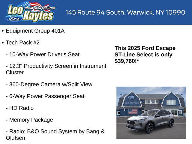 new 2025 Ford Escape car, priced at $39,760