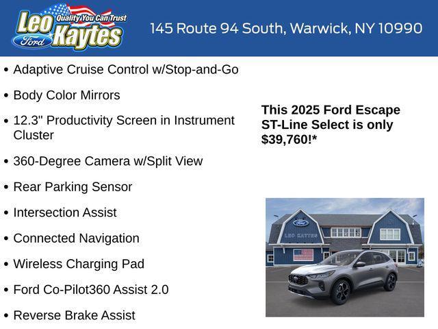 new 2025 Ford Escape car, priced at $39,760