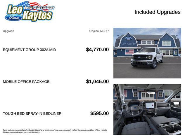 new 2024 Ford F-150 car, priced at $54,465