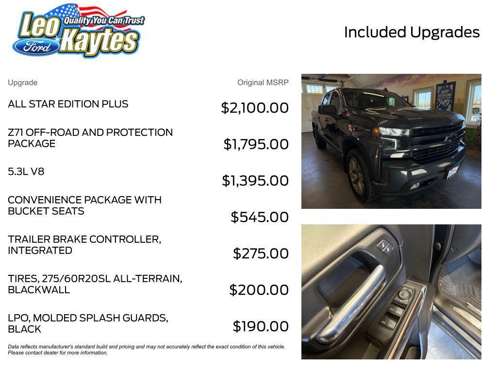 used 2021 Chevrolet Silverado 1500 car, priced at $33,841