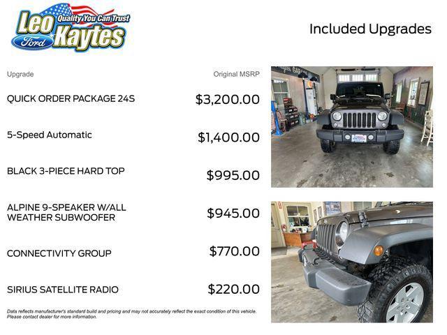 used 2017 Jeep Wrangler Unlimited car, priced at $17,100