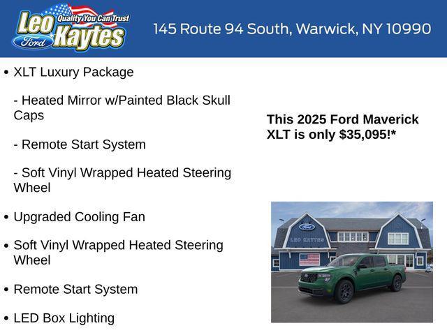 new 2025 Ford Maverick car, priced at $35,095