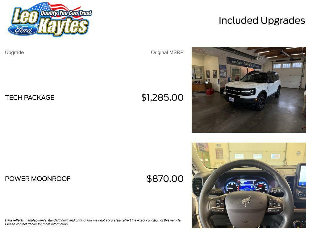 used 2022 Ford Bronco Sport car, priced at $26,300