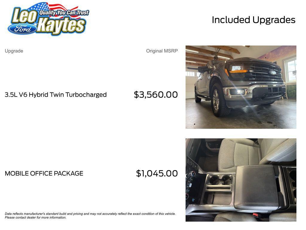 used 2024 Ford F-150 car, priced at $38,500