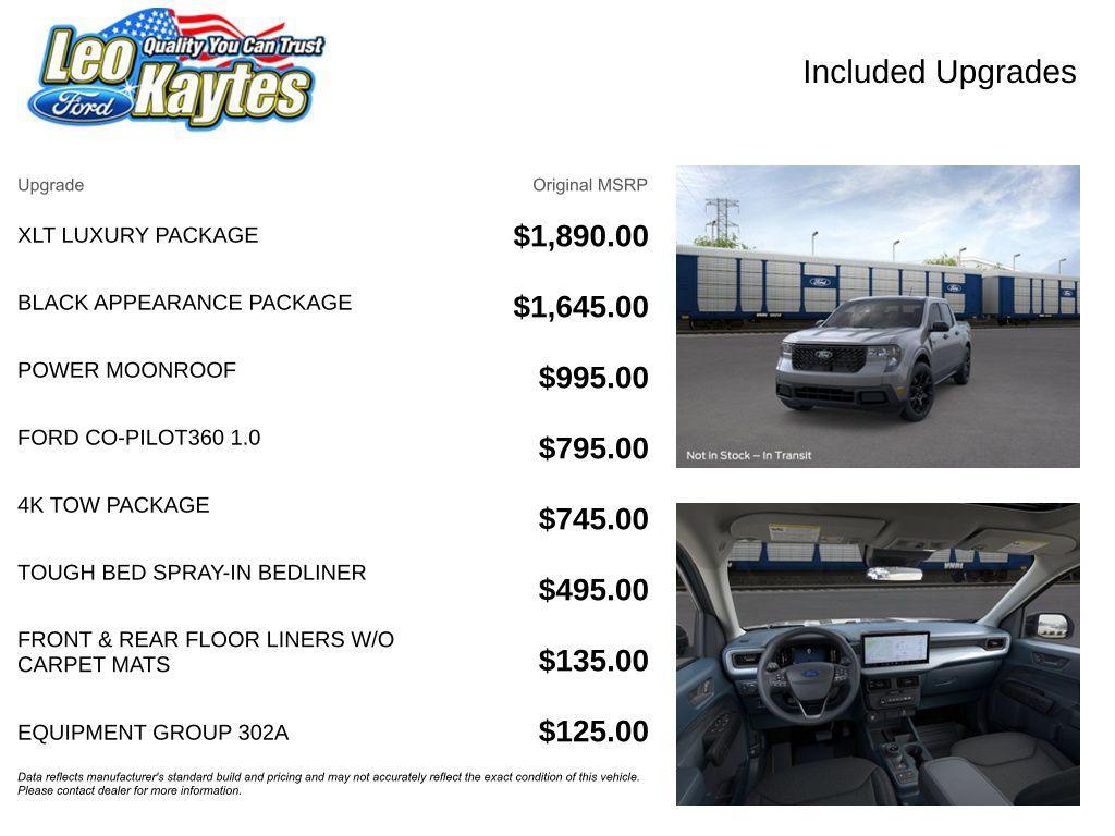 new 2025 Ford Maverick car, priced at $38,165