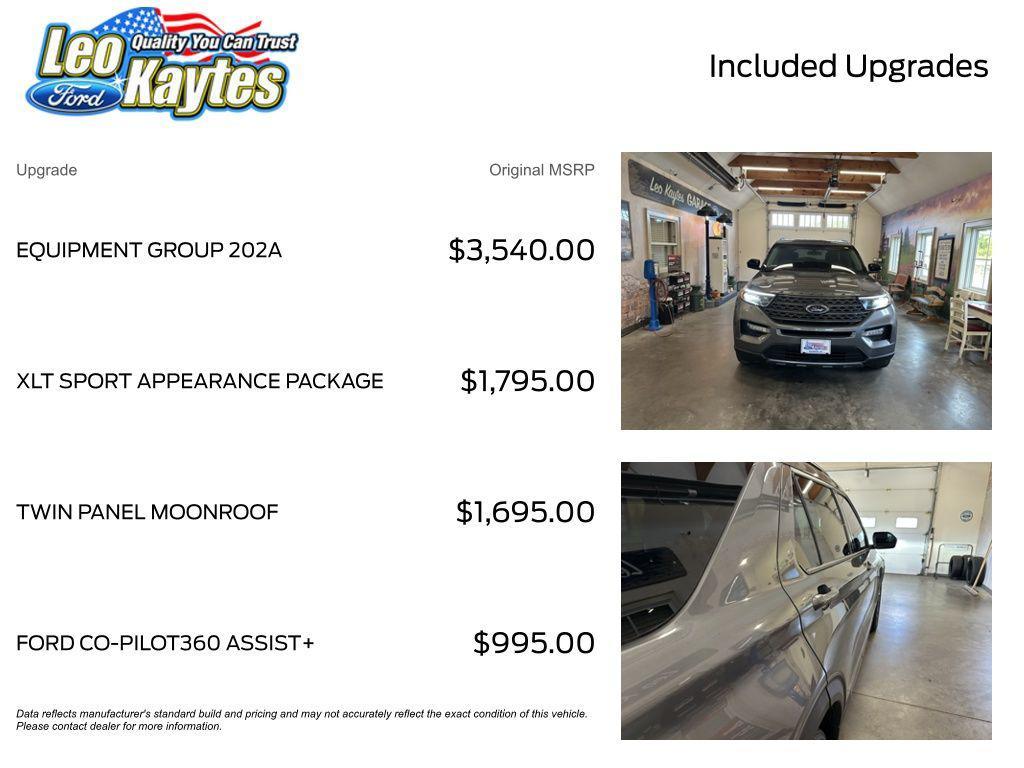 used 2022 Ford Explorer car, priced at $30,500