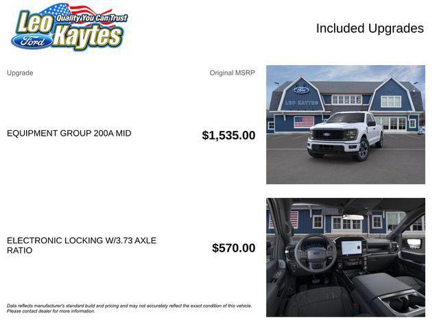 new 2025 Ford F-150 car, priced at $51,565
