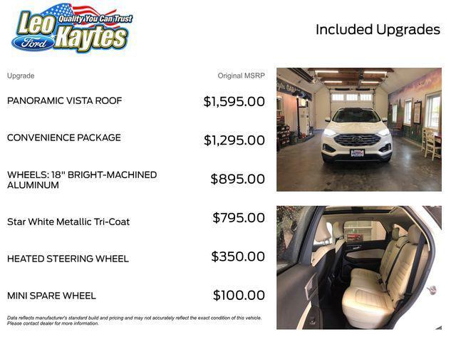 used 2022 Ford Edge car, priced at $28,100