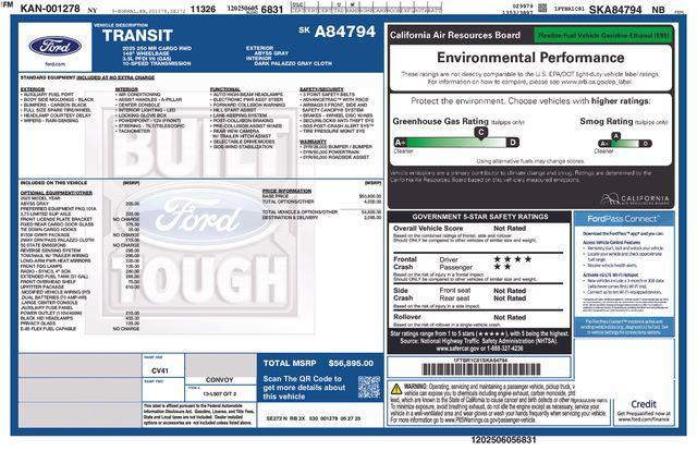 new 2025 Ford Transit-250 car, priced at $55,395