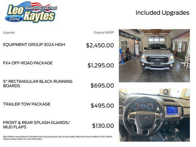 used 2023 Ford Ranger car, priced at $34,400