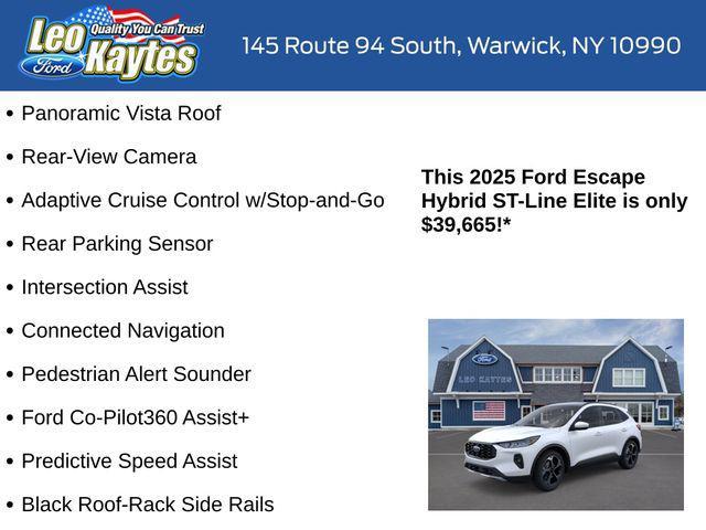 new 2025 Ford Escape car, priced at $39,665