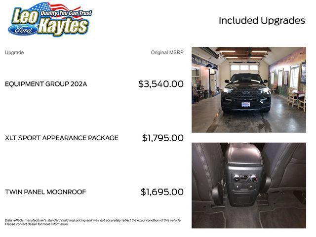 used 2022 Ford Explorer car, priced at $29,495