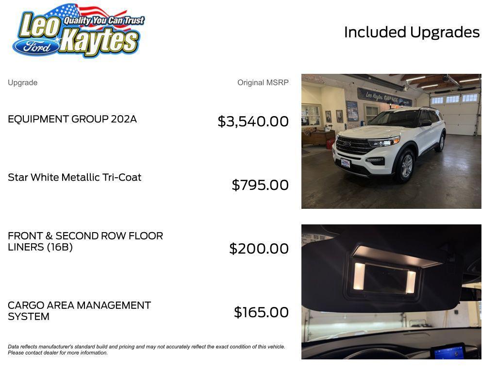 used 2022 Ford Explorer car, priced at $29,575