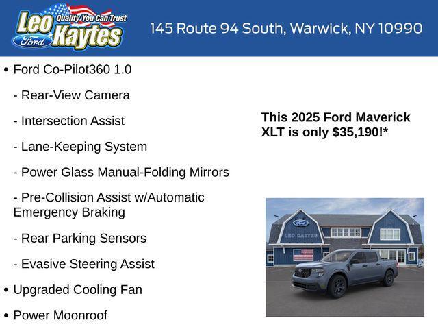new 2025 Ford Maverick car, priced at $35,190