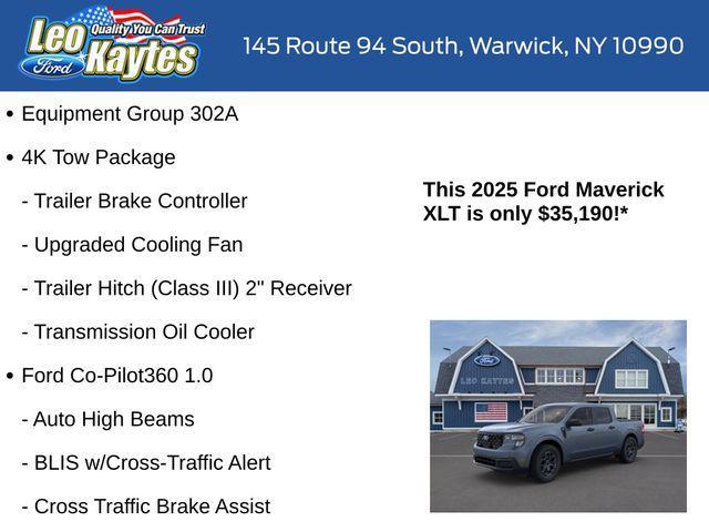 new 2025 Ford Maverick car, priced at $35,190