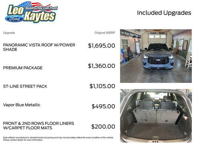 used 2025 Ford Explorer car, priced at $45,000