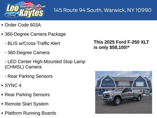 new 2025 Ford F-250 car, priced at $58,100