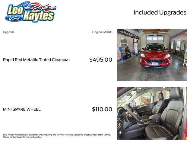 used 2022 Ford Escape car, priced at $24,390