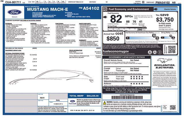 used 2023 Ford Mustang Mach-E car, priced at $45,987