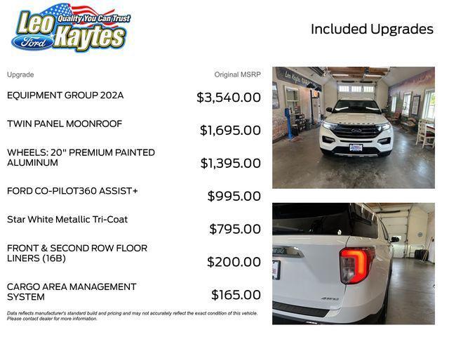 used 2022 Ford Explorer car, priced at $27,892