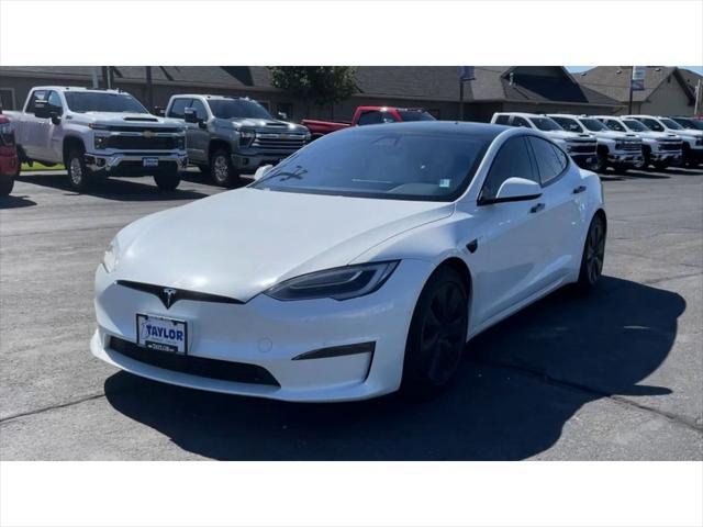 used 2022 Tesla Model S car, priced at $53,495