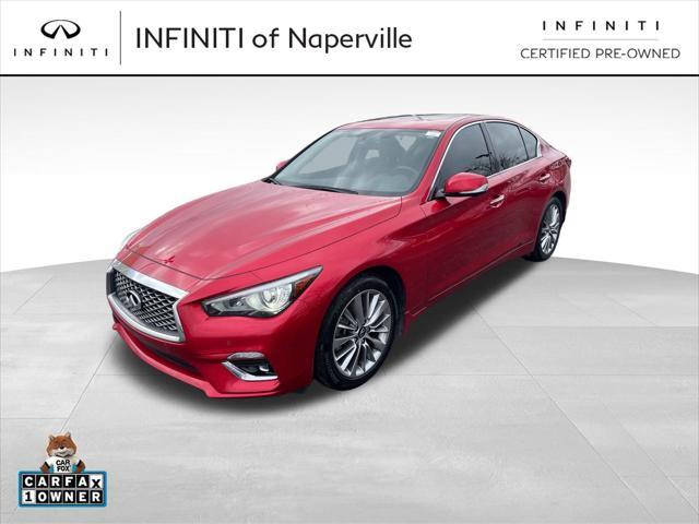 used 2022 INFINITI Q50 car, priced at $27,750