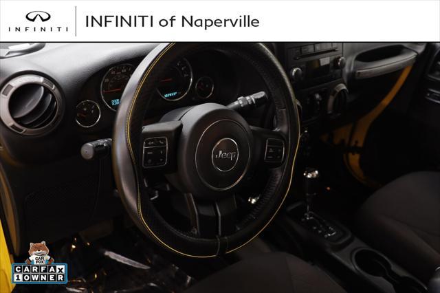 used 2015 Jeep Wrangler Unlimited car, priced at $17,495