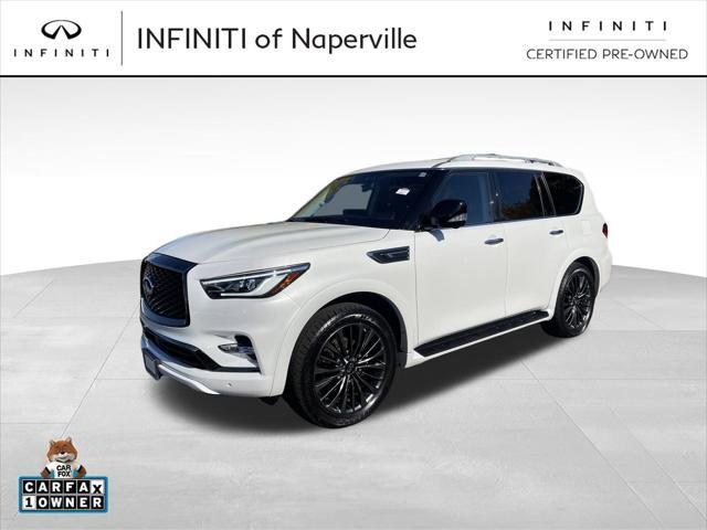 used 2022 INFINITI QX80 car, priced at $44,750