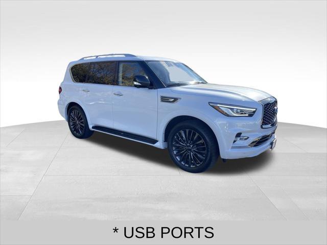 used 2022 INFINITI QX80 car, priced at $44,750