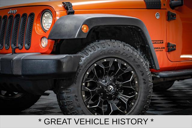 used 2015 Jeep Wrangler Unlimited car, priced at $18,995