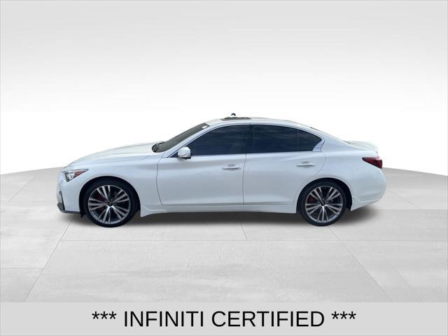 used 2021 INFINITI Q50 car, priced at $31,900