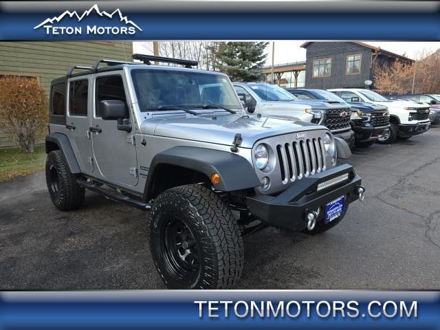 used 2015 Jeep Wrangler Unlimited car, priced at $16,548