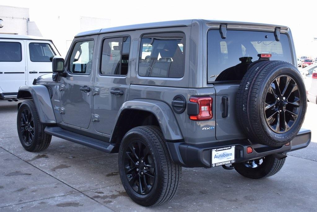 used 2021 Jeep Wrangler Unlimited 4xe car, priced at $34,444
