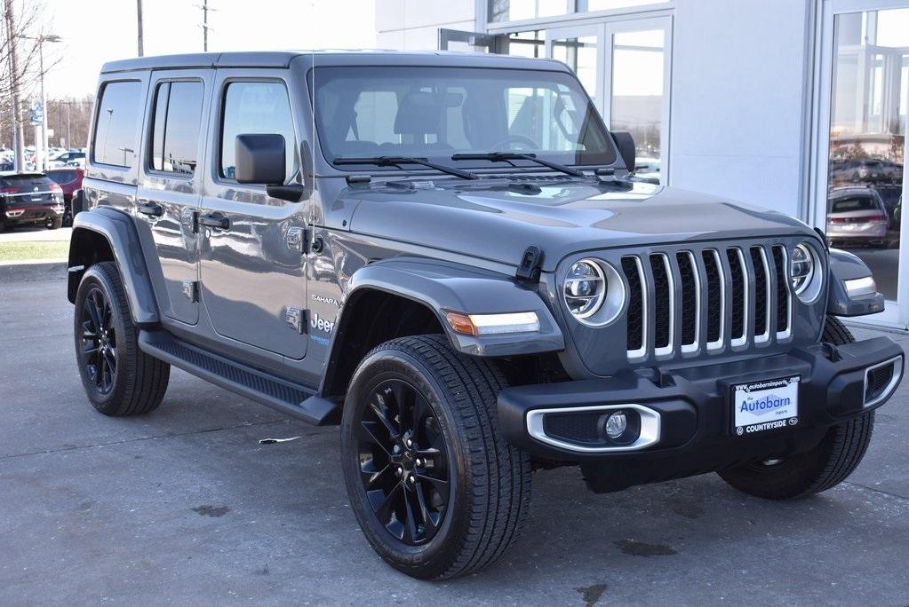 used 2021 Jeep Wrangler Unlimited 4xe car, priced at $35,333