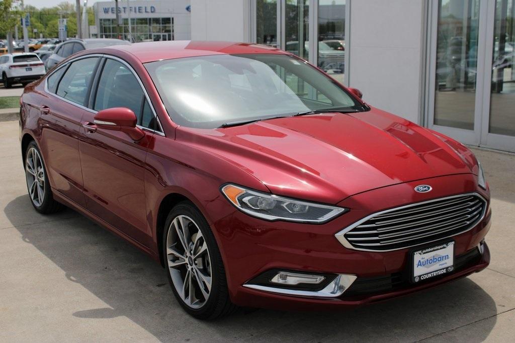 used 2017 Ford Fusion car, priced at $17,444