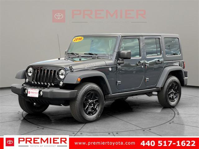 used 2016 Jeep Wrangler Unlimited car, priced at $19,750