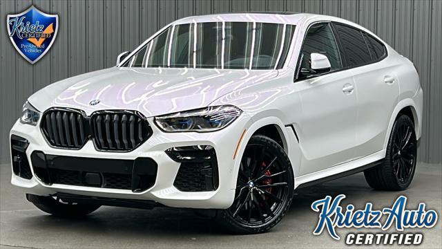 used 2022 BMW X6 car, priced at $70,890