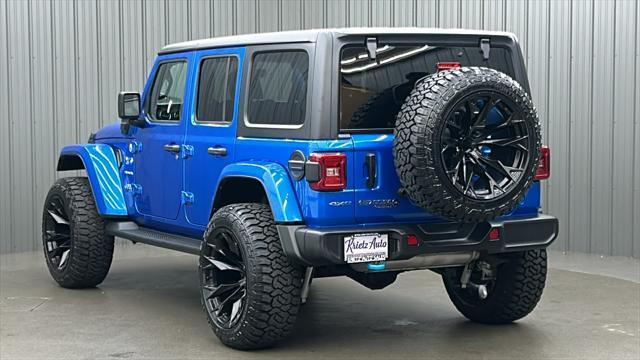 used 2022 Jeep Wrangler Unlimited 4xe car, priced at $39,456