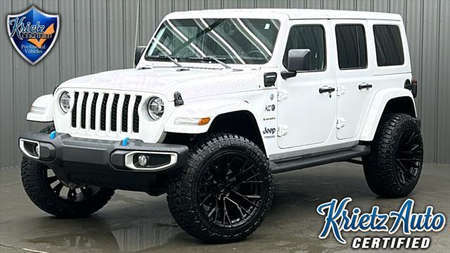 used 2022 Jeep Wrangler Unlimited 4xe car, priced at $43,870