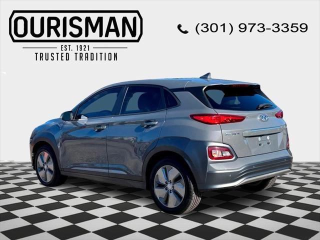 used 2021 Hyundai Kona EV car, priced at $19,899