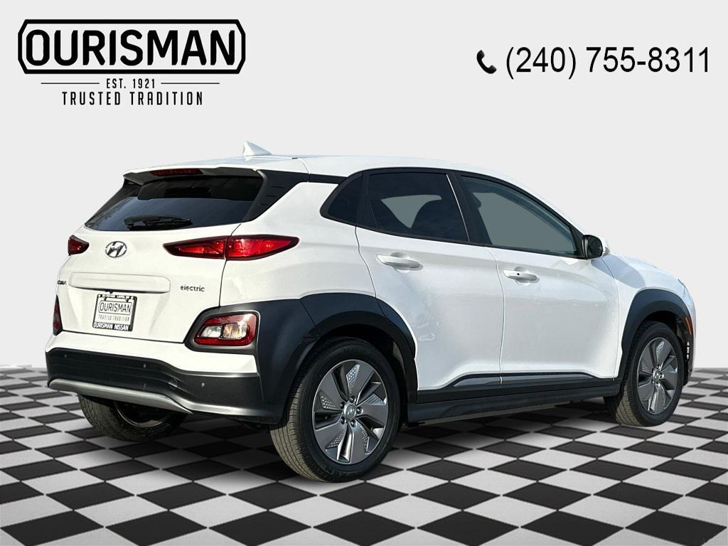 used 2021 Hyundai Kona EV car, priced at $18,901