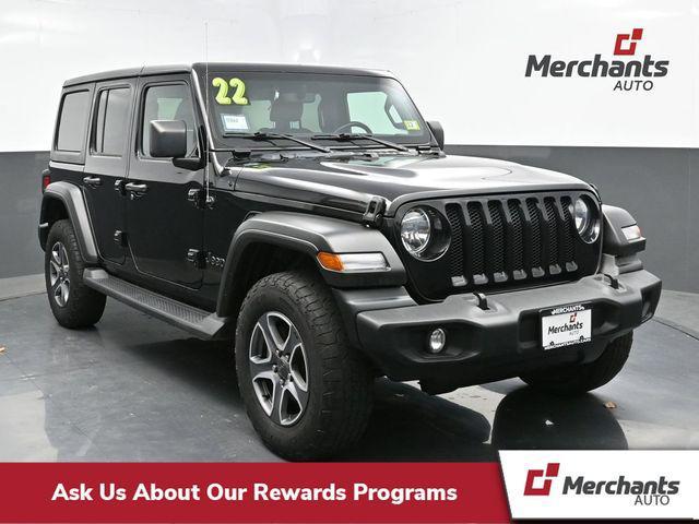 used 2022 Jeep Wrangler Unlimited car, priced at $27,930