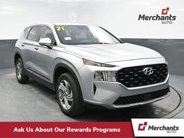 used 2021 Hyundai Santa Fe car, priced at $18,599
