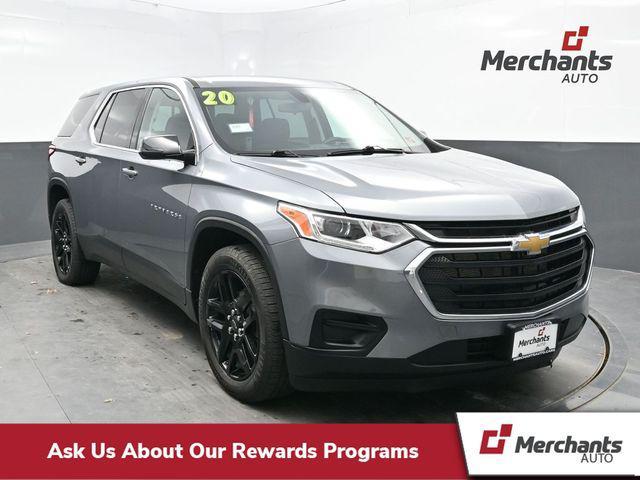 used 2020 Chevrolet Traverse car, priced at $19,317