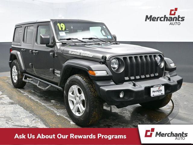 used 2019 Jeep Wrangler Unlimited car, priced at $22,606