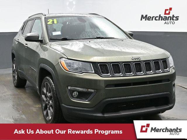 used 2021 Jeep Compass car, priced at $18,466