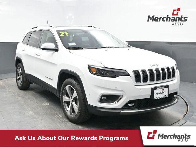 used 2021 Jeep Cherokee car, priced at $21,935