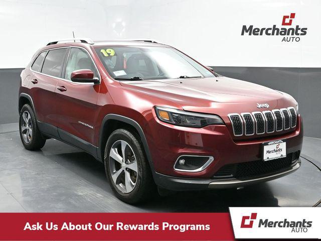 used 2019 Jeep Cherokee car, priced at $16,515