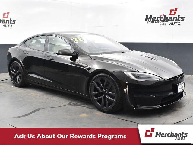 used 2022 Tesla Model S car, priced at $64,449