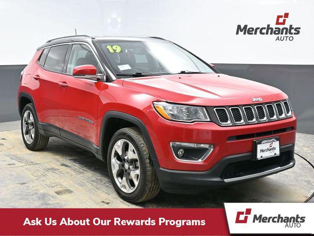 used 2019 Jeep Compass car, priced at $15,945